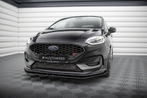Ford Fiesta ST / ST-Line Mk8 Facelift 2021+ Street Pro Frontläpp / Frontsplitter Maxton Design